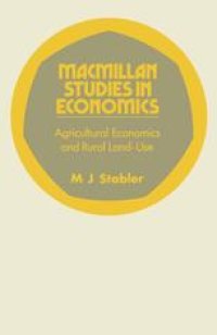 cover of the book Agricultural Economics and Rural Land-use