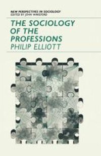 cover of the book The Sociology of the Professions