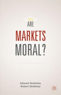 cover of the book Are Markets Moral?