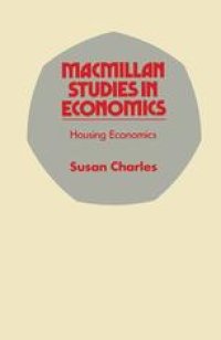 cover of the book Housing Economics