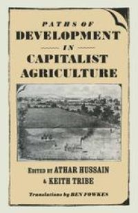 cover of the book Paths of Development in Capitalist Agriculture: Readings from German Social Democracy, 1891–99