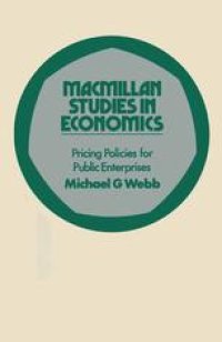 cover of the book Pricing Policies for Public Enterprises