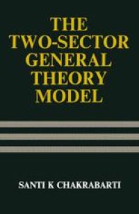 cover of the book The Two-Sector General Theory Model