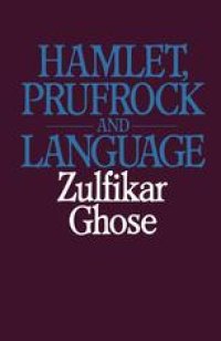 cover of the book Hamlet, Prufrock and Language