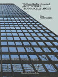 cover of the book The Macmillan Encyclopedia of Architecture and Technological Change