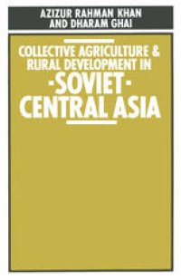 cover of the book Collective Agriculture and Rural Development in Soviet Central Asia