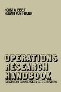 cover of the book Operations Research Handbook: Standard Algorithms and Methods with Examples