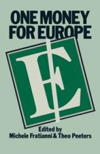 cover of the book One Money for Europe