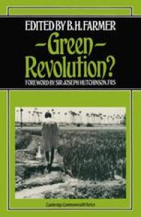 cover of the book Green Revolution?: Technology and Change in Rice-growing Areas of Tamil Nadu and Sri Lanka