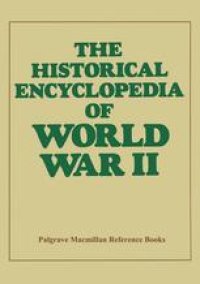 cover of the book The Historical Encyclopedia of World War II