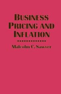 cover of the book Business Pricing and Inflation