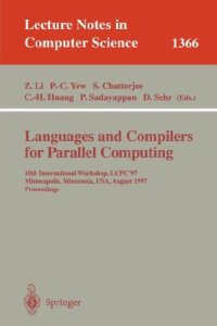 cover of the book Languages and Compilers for Parallel Computing: 10th International Workshop, LCPC'97 Minneapolis, Minnesota, USA, August 7–9, 1997 Proceedings