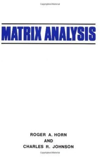 cover of the book Matrix analysis