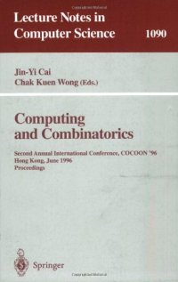 cover of the book Computing and Combinatorics: Second Annual International Conference, COCOON '96 Hong Kong, June 17–19, 1996 Proceedings