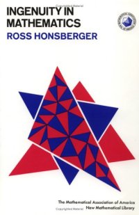 cover of the book Ingenuity in mathematics