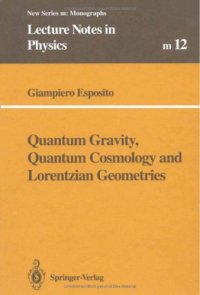 cover of the book Quantum gravity, quantum cosmology and Lorentzian geometries