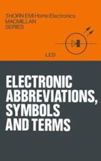 cover of the book Electronic abbreviations, symbols and terms