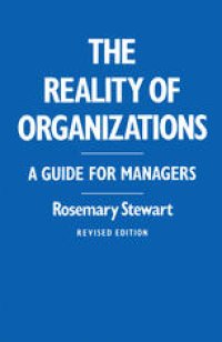 cover of the book The Reality of Organizations: A Guide for Managers