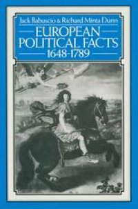 cover of the book European Political Facts 1648–1789