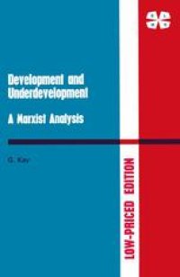 cover of the book Development and Underdevelopment: A Marxist Analysis