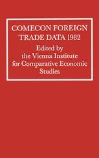 cover of the book Comecon Foreign Trade Data 1982