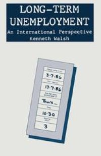 cover of the book Long-Term Unemployment: An International Perspective