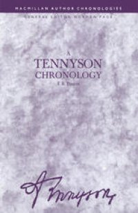 cover of the book A Tennyson Chronology