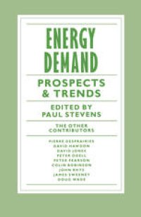 cover of the book Energy Demand: Prospects and Trends