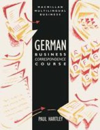 cover of the book German Business Correspondence Course