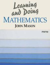 cover of the book Learning and Doing Mathematics