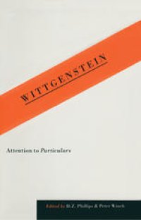 cover of the book Wittgenstein: Attention to Particulars: Essays in honour of Rush Rhees (1905–89)