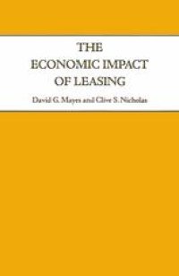 cover of the book The Economic Impact of Leasing