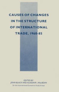 cover of the book Causes of Changes in the Structure of International Trade, 1960–85