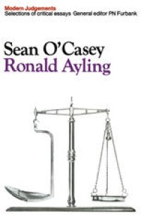 cover of the book Sean O’Casey: Modern Judgements