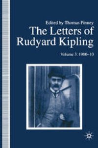 cover of the book The Letters of Rudyard Kipling: Volume 3: 1900–10