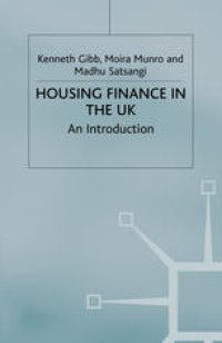 cover of the book Housing Finance in the UK: An Introduction