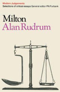 cover of the book Milton: Modern Judgements