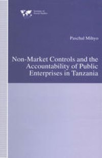 cover of the book Non-Market Controls and the Accountability of Public Enterprises in Tanzania