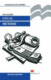 cover of the book Legal Method