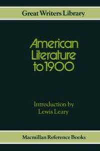 cover of the book American Literature to 1900