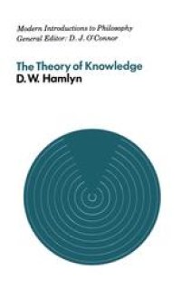 cover of the book The Theory of Knowledge