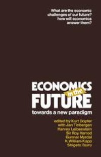 cover of the book Economics in the Future