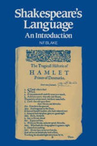 cover of the book Shakespeare’s Language: An Introduction