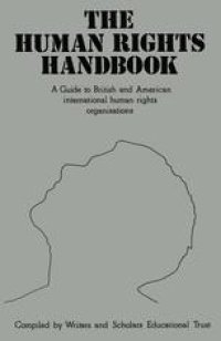 cover of the book The Human Rights Handbook: A guide to British and American international human rights organisations