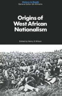 cover of the book Origins of West African Nationalism