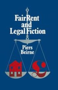 cover of the book Fair Rent and Legal Fiction: Housing Rent Legislation in a Capitalist Society