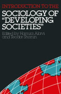 cover of the book Introduction to the Sociology of “Developing Societies”