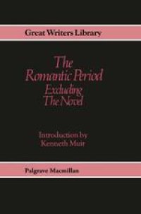 cover of the book The Romantic Period: Excluding the Novel