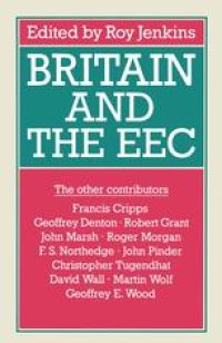 cover of the book Britain and the EEC: Proceedings of Section F (Economics) of the British Association for the Advancement of Science Liverpool 1982