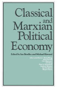 cover of the book Classical and Marxian Political Economy: Essays in Honour of Ronald L. Meek